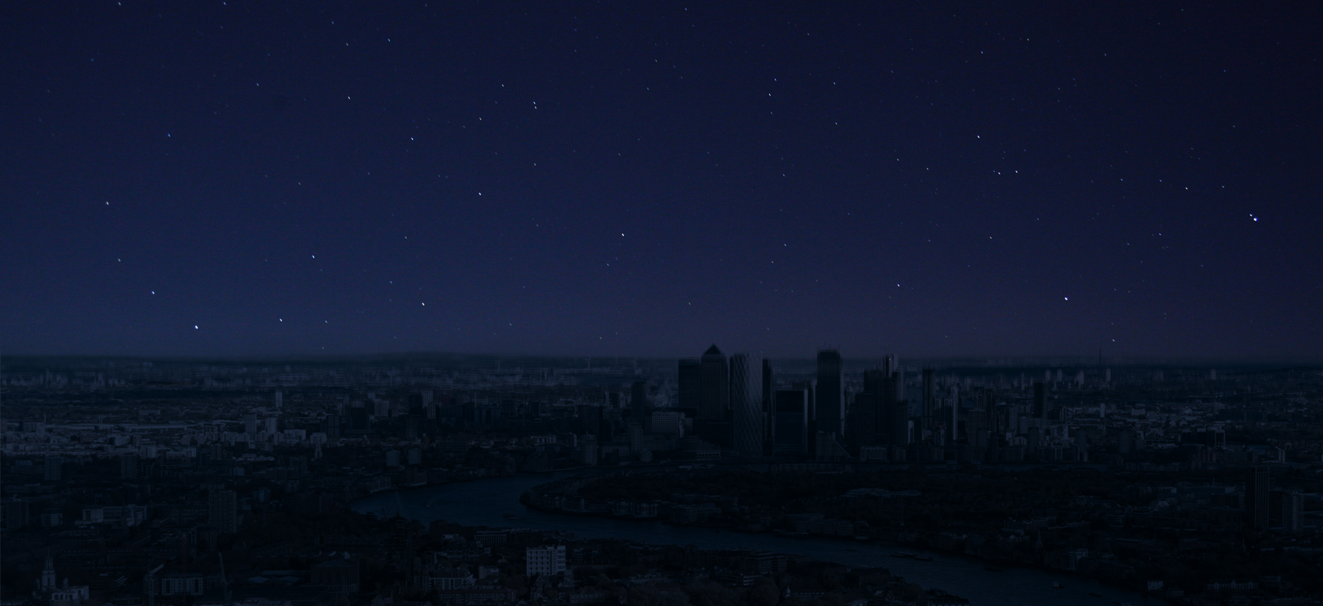 The Shard landscape - night time